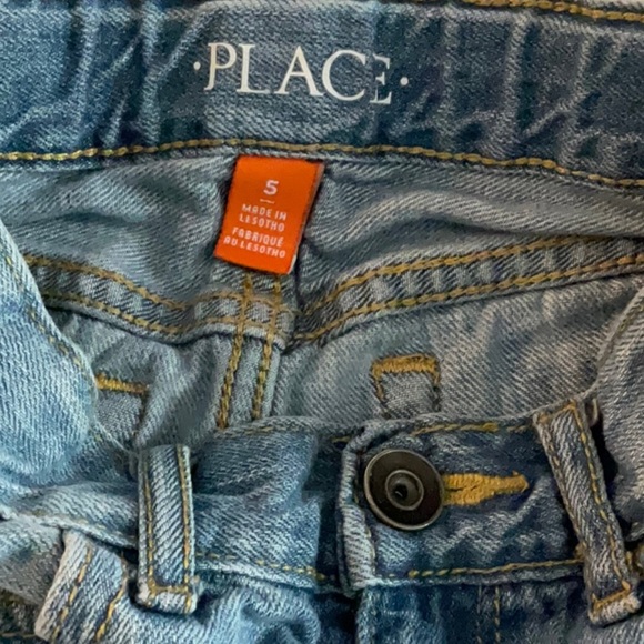 The Children's Place Light Blue Denim Shorts - Picture 2 of 5